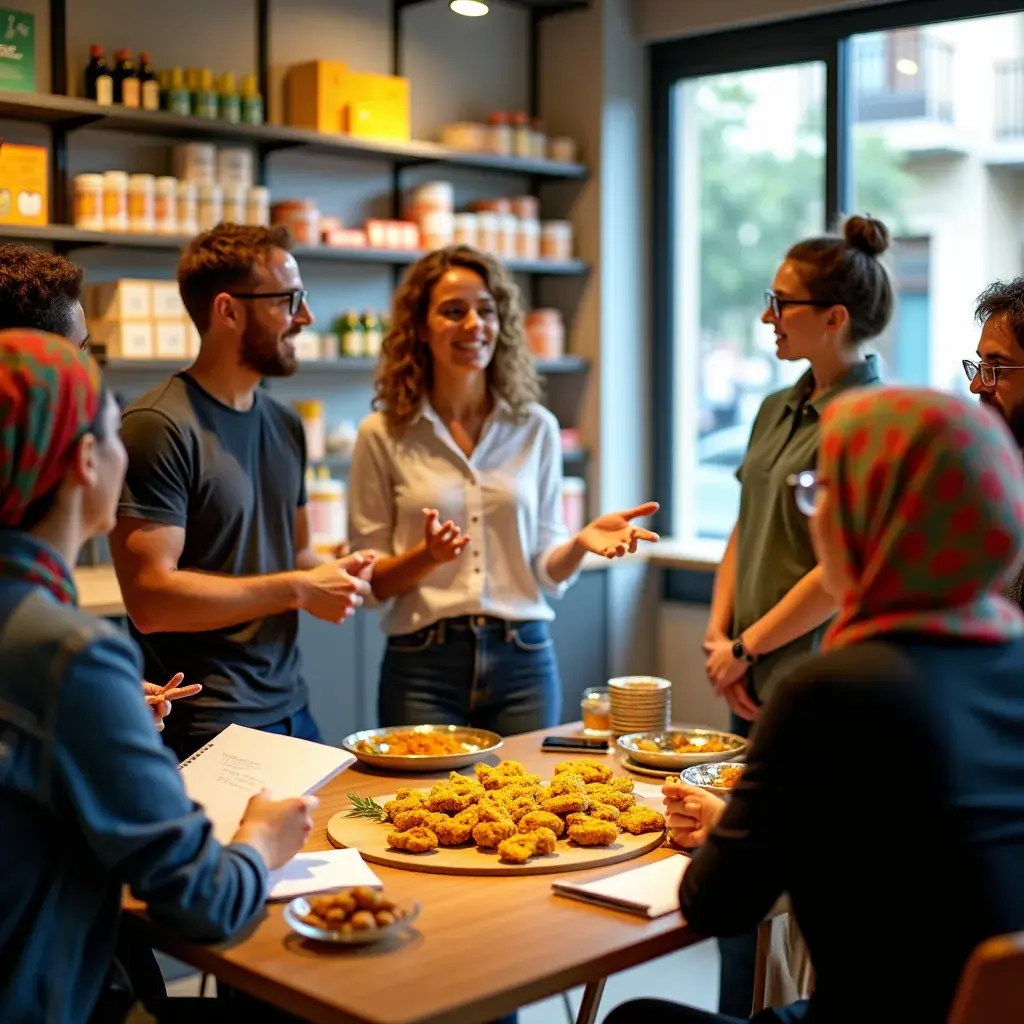 Cúrcuma en polvo junto a cápsulas en una mesa de madera.