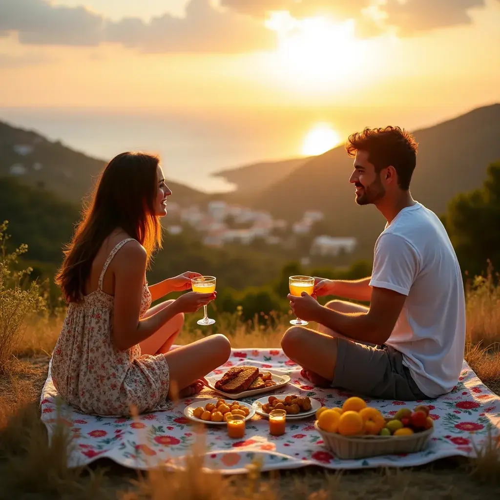 Cápsulas de cúrcuma junto a una taza de té de cúrcuma.